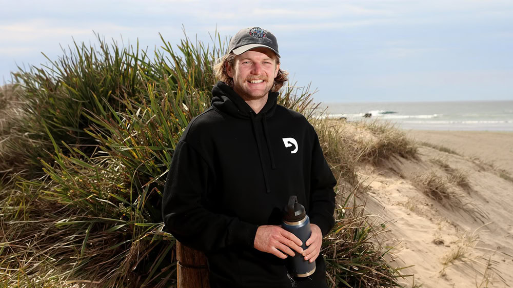 Brodie Sargent at the beach