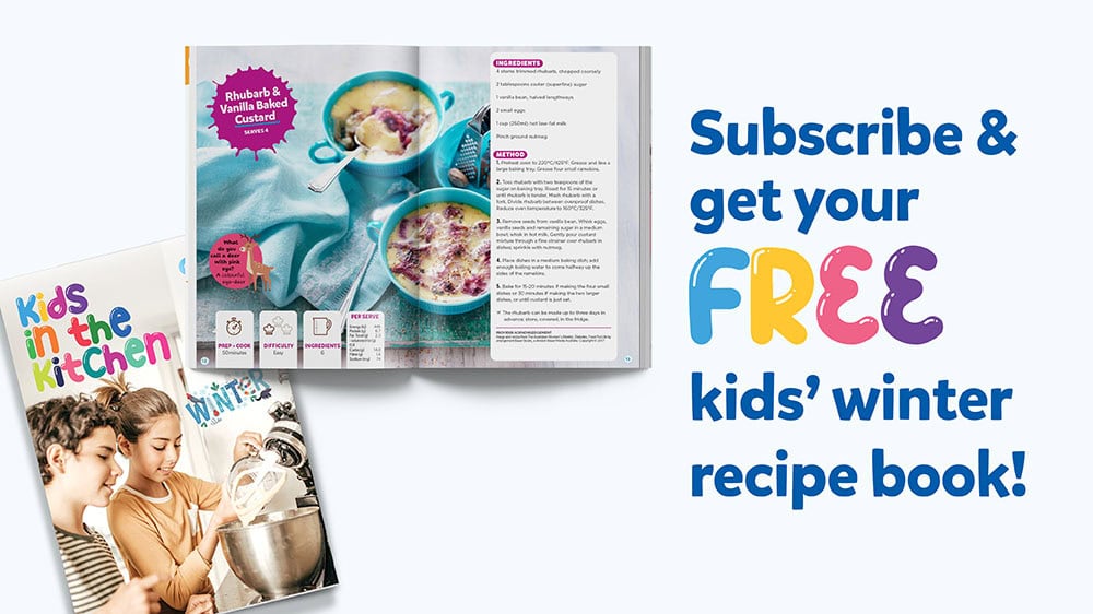 Kids in the kitchen banner