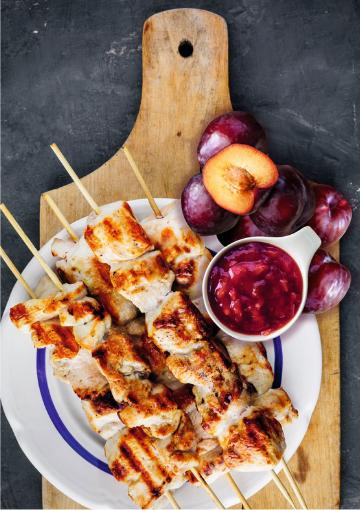 BBQ Chicken Skewers