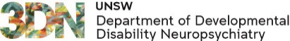 Logo: UNSW Department of Developmental Disability Neuropsychiatry