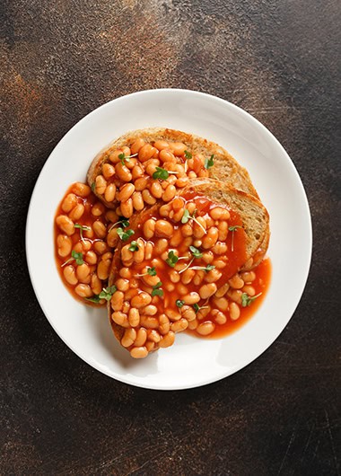 Baked beans on toast