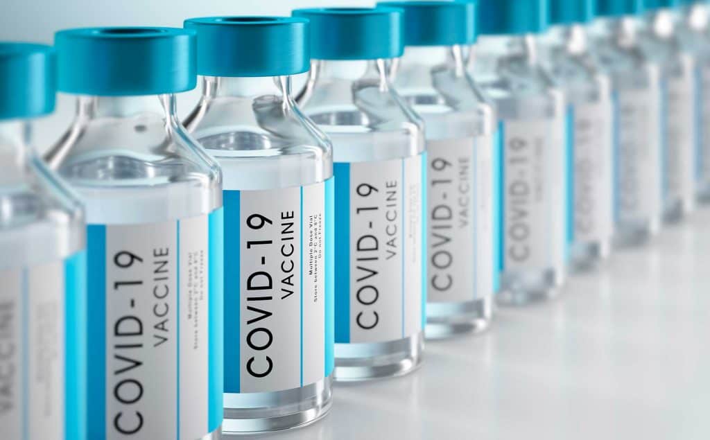 COVID-19 vaccine vials