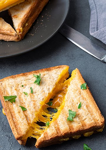Cheese Toastie on plate