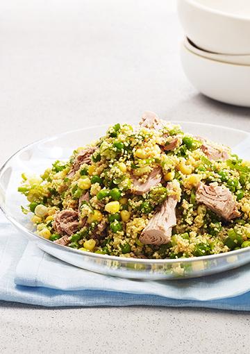 couscous salad with tuna