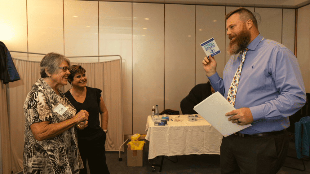 Lyn and Maire share their tales at Parliament Home