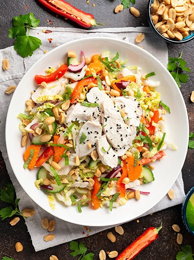 Rice Paper Roll Salad