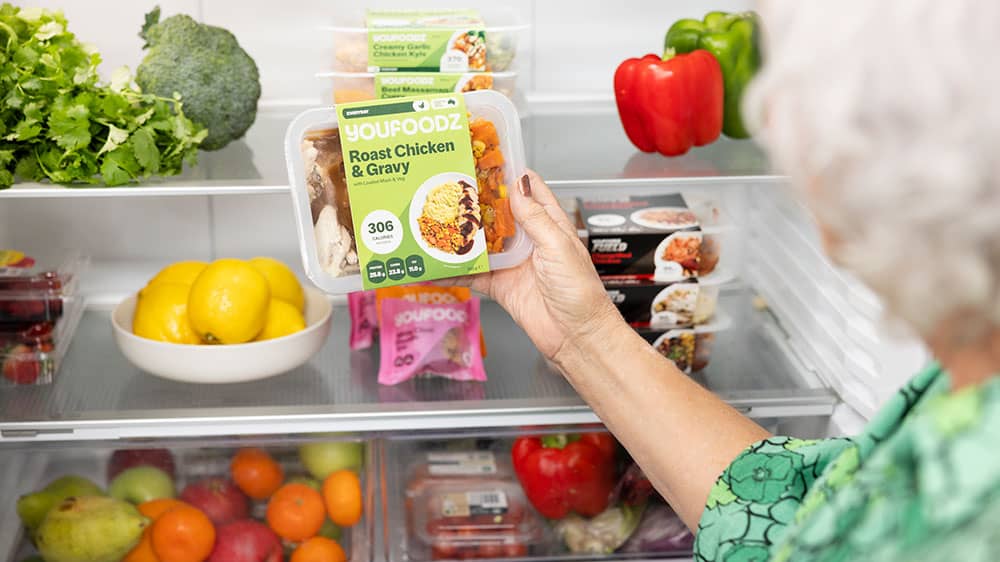 Roast chicken and gravy Youfoodz meal