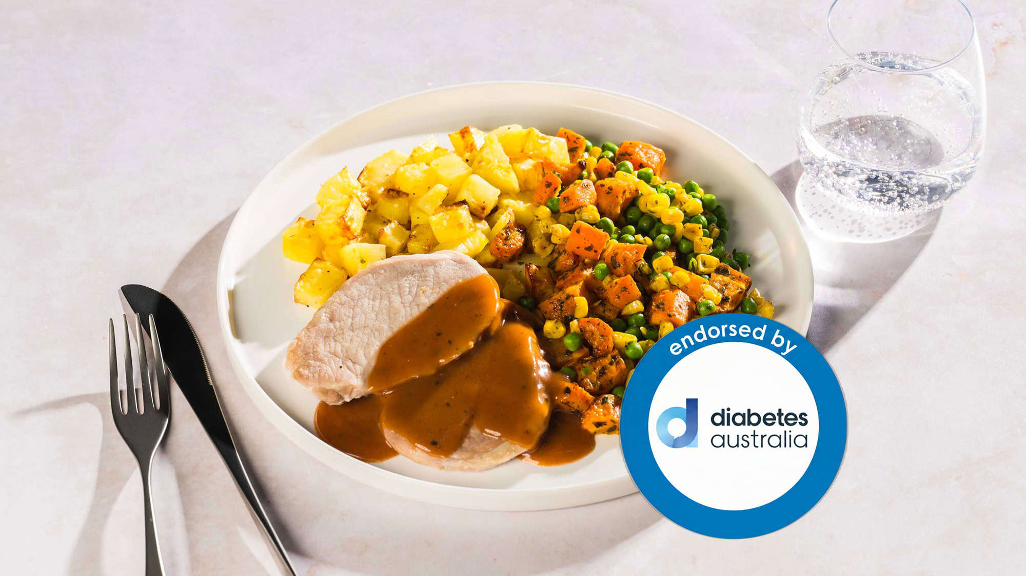 Diabetes Australia endorsed Youfoodz meal 