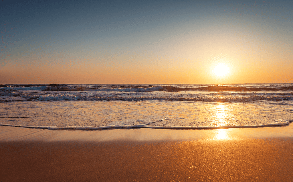 beach at dawn