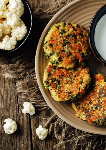 cauliflower fritter