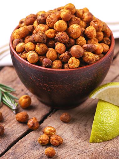 Roasted Chickpeas with Herbs and paprika