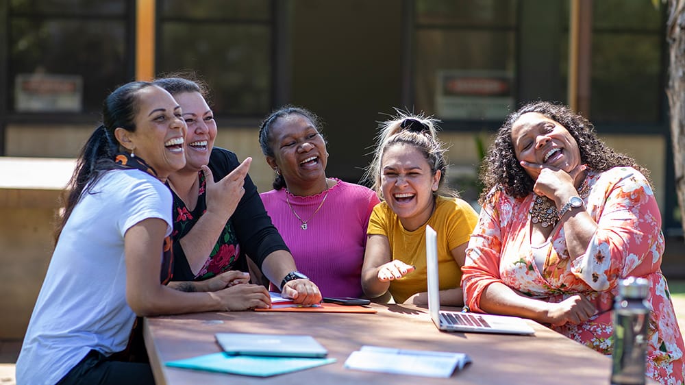 Group of happy women