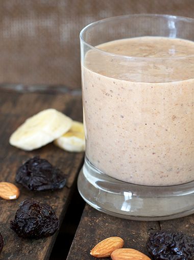 Healthy smoothie in a glass