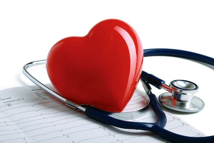 cardiovascular disease, heart and stethoscope