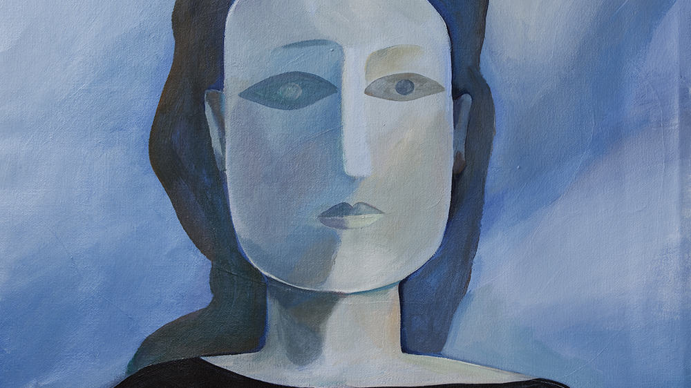 depression, blue impressionist art