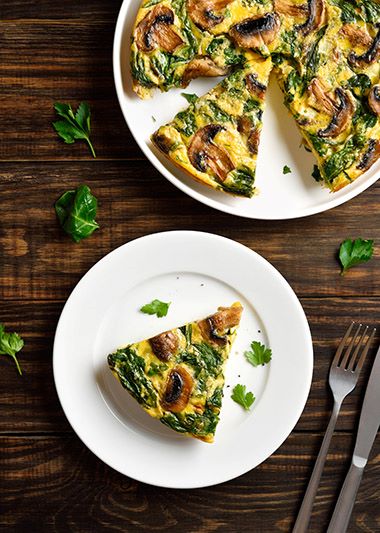 Veggie bake resting on a plate